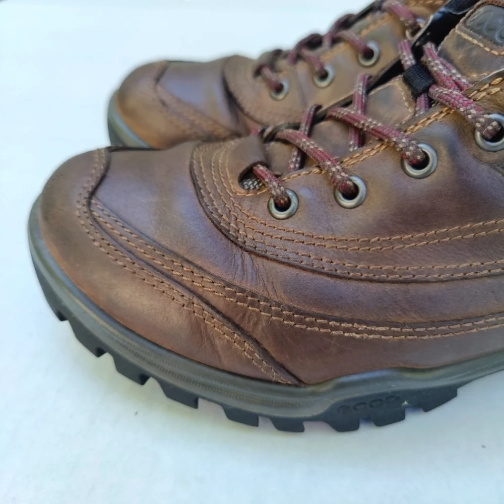 ECCO Sport Torre GTX Men's Slip Resistant Brown Hiking Shoes Size EU 41 US 8